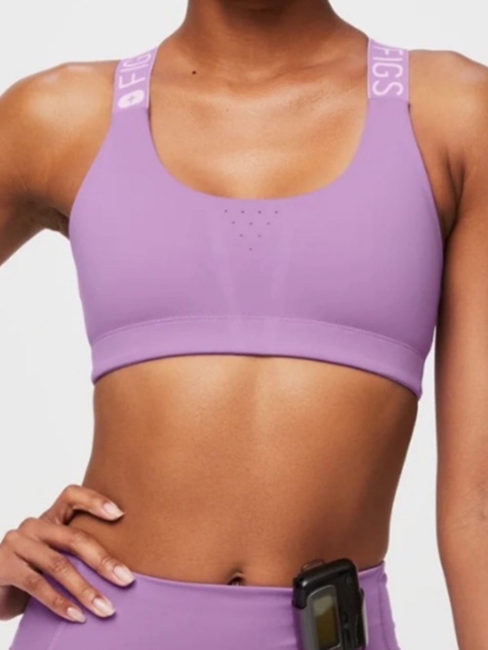 Figs Lilac Dawn Sports Bra